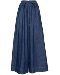Ofuure - Denim Pinstripe Amara Pants - Lyst