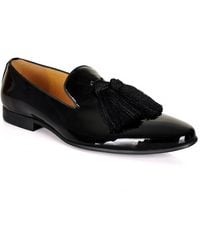 DAVID WEJ - Bradford Patent Tassel Loafers – - Lyst