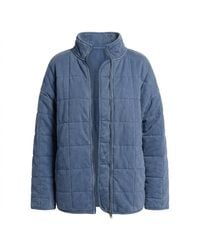 Modenaire - Quilted Fleece Jacket Soft Structure - Lyst