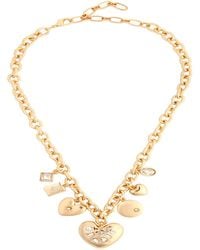 Saachi - Heart Multi Charm Necklace - Lyst
