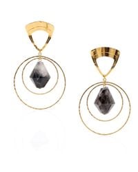 Jaredjamin - Valencia Agate Drop Earrings - Lyst
