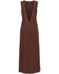 Humans & Land - The Nefertiti – V-Back Linen Dress - Lyst