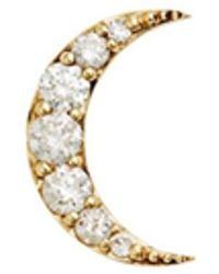 Zoe & Morgan - Luna Diamond Stud Single - Lyst