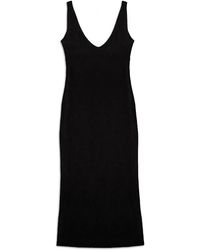 Victoria Slavinskaia - Long V-Neck Dress With Open Back - Lyst