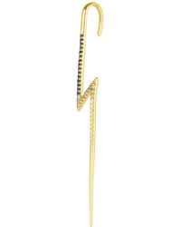 Spero London - True Lightning Gemstones Sterling Bolt Ear Crawler - Lyst