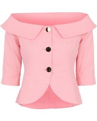 Zetaye - Celeste Linen Cotton Blazer - Lyst
