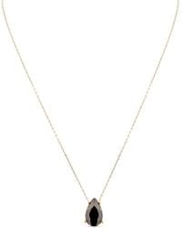 SALLY SKOUFIS - Droplet Necklace With Made Cz Diamond Stimulant - Lyst