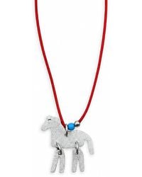The Pheia - Horse On String Necklace - Lyst