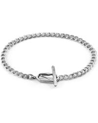 Anchor and Crew - Florence Twist Chain T-bar Bracelet - Lyst