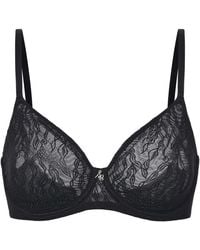 Amour D'agnette - Julie Molded Lace & Mesh T-Shirt Bra - Lyst