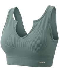 Bellaria - Cabernet Sculpt Sports Bra- Sage - Lyst