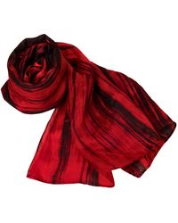 Silk and Bears - Brushstroke Silk Scarf – Hand-Dyed Mulberry Silk, Evening Wrap & Gift - Lyst