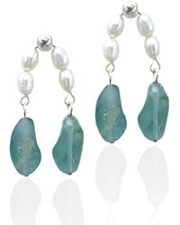 Bio-Trimmings - Galton Pearl Earrings - Lyst