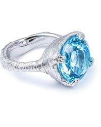 German Kabirski - Kaio Ring With Natural Round Cut Topaz - Lyst