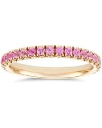 Dinny Hall - Minnow Medium Sapphire Three Quarter Eternity Ring - Lyst
