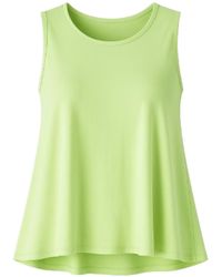 Conquista - Sleeveless Top With Rounded Hemline - Lyst