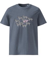 Anchor and Crew - Heather Zebra Where's William Going? Organic Cotton T-Shirt - Lyst