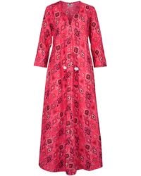Antra Designs - The Fuschia Inca Kaftan - Lyst