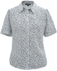 Smart and Joy - Straight Short Sleeves Shirt With Floral Print - Lyst
