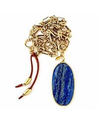 Persia Dona Jewelry - Lapis Lazuli X Vintage Chain Necklace - Lyst
