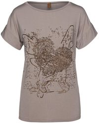 Conquista - Printed Micromodal Tee Swl - Lyst