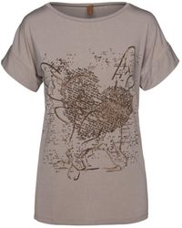 Conquista - Printed Micromodal Tee Swl - Lyst