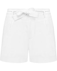 Mandragora - Neutrals Elegant And Comfortable Ecru Glen Shorts - Lyst