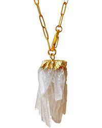 Smilla Brav - Quartz Necklace Ocean - Lyst