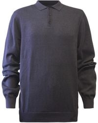 Vustra - Horizon Premium Sweater Knit Long Sleeve Polo - Lyst