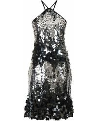 Amy Lynn - Austin Sequin Halterneck Midi Dress - Lyst