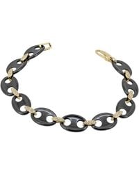 Artisan - 14K Ceramic & Diamond Link Bracelet - Lyst