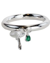 NASI SILVER - Wobbling Shroom Dangling Ring- Spinel - Lyst