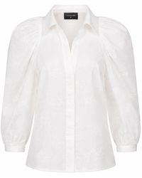 Marianna Déri - Blouse With Floral Embroidery - Lyst