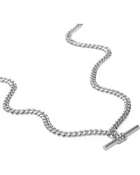 Hoops + Chains LDN - T Bar Chain - Lyst