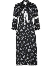 Em & Shi - Monochrome Ditsy Button Down Dress - Lyst