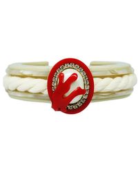 Gissa Bicalho - Handmade Bracelet Coral And Pearl Cord - Lyst