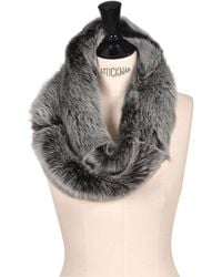 Owen Barry - Toscana Sheepskin Ebony Briza Infinity Scarf - Lyst