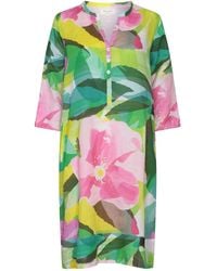 NoLoGo-chic - Paper Rose Tunic Dress - Lyst