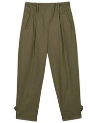 Dāl the Label - Canvas Cotton Utility Tapered Pants - Lyst