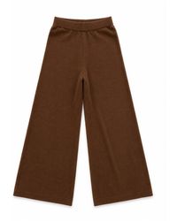 Maison Lointaine - Signature Pants Chocolate - Lyst