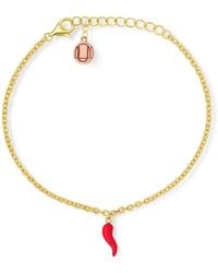 Unaloe - Plated Bracelet With Horn Pendant - Lyst