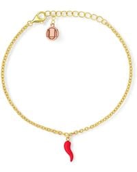 Unaloe - Plated Bracelet With Horn Pendant - Lyst