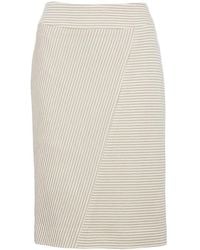 Conquista - Neutrals Cream Pencil Skirt - Lyst
