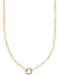 Alexie of Athens - Pearl Charm Chain Strand - Lyst