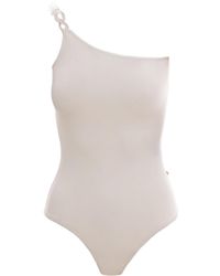 Nissa - One-Shoulder Bodysuit - Lyst