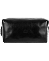 Time Resistance - Leather Toiletry Bag For - Lyst