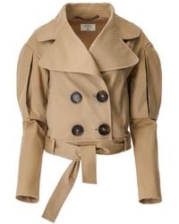 Lita Couture - Statement Jacket With Oversized Lapels - Lyst