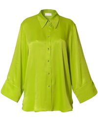 AGGI by HALEWSKI - Ellona Lime Shirt - Lyst