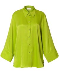 AGGI by HALEWSKI - Ellona Lime Shirt - Lyst