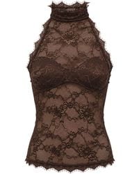 OW Collection - Selah Lace Halter Top - Lyst